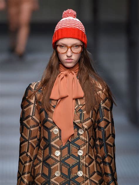 gucci hat runway